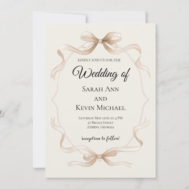 Convite de Casamento Noivado (Frente)