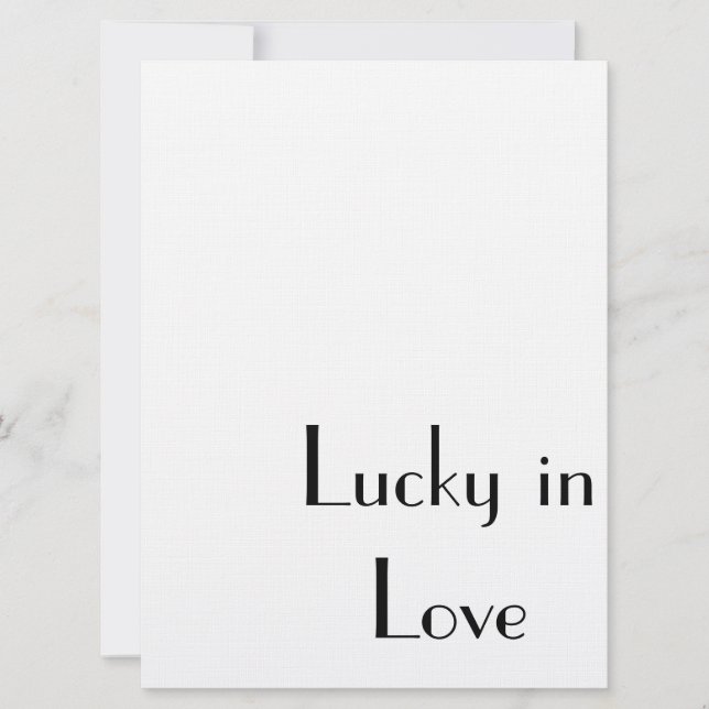 Convite de casamento, noivado ou chá de panela "So (Frente)