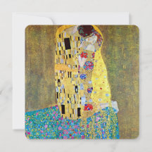 Convite de casamento; O Beijo de Gustav Klimt