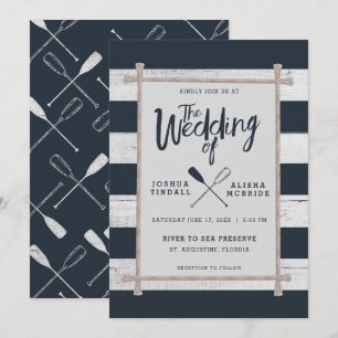 CONVITE DE CASAMENTO  Oars russos náuticos