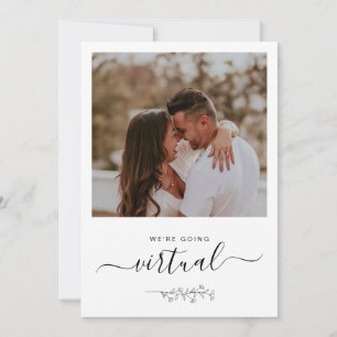 Convite de Casamento Online Rústico com Foto