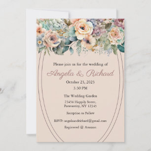 Convite De Casamento, Papel de carta De Casamento,
