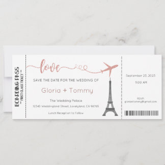 Convite de Casamento, Papelaria de Casamento, Amor