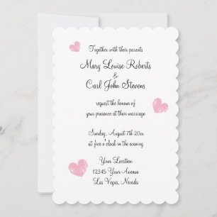 Convite de casamento para apresentação de vitrines