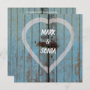 Convite de casamento para barba russa