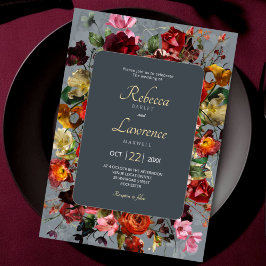 Convite de casamento para cinzas botânicas