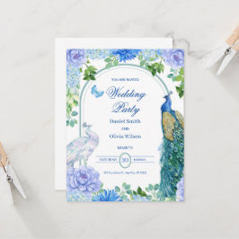 Convite de Casamento para Festa de noivado Waterco