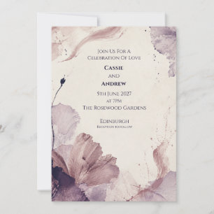 Convite de Casamento para Jardim com Chinoiserie A