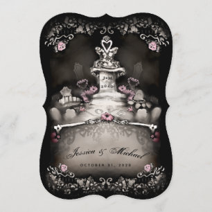 Convite de casamento para o Cemitério de Hallowee