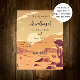 Convite de casamento para retro orçamento da paisa