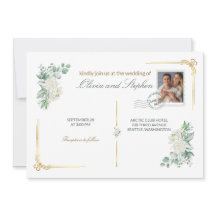 convite de casamento para salvar a data de engajam