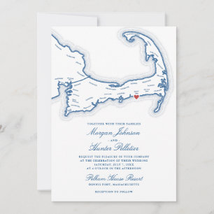 Convite de Casamento Pelham House Resort Cape Co