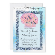 Convite De Casamento Pensado Na Praia