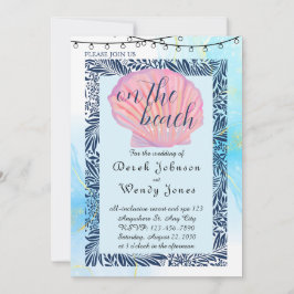 Convite De Casamento Pensado Na Praia