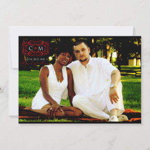 Convite de casamento personalizado