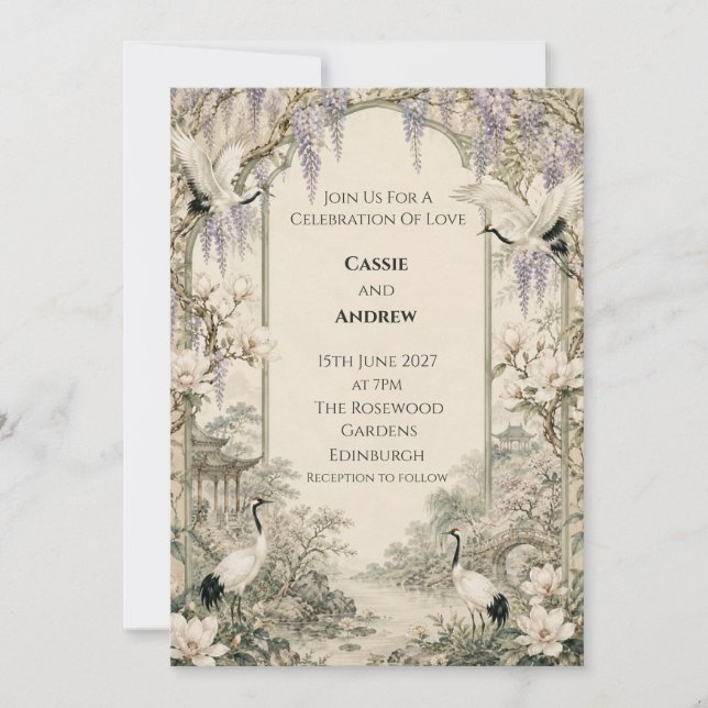 Convite de Casamento Personalizado (Frente)