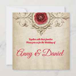Convite de casamento personalizado