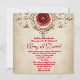 Convite de casamento personalizado