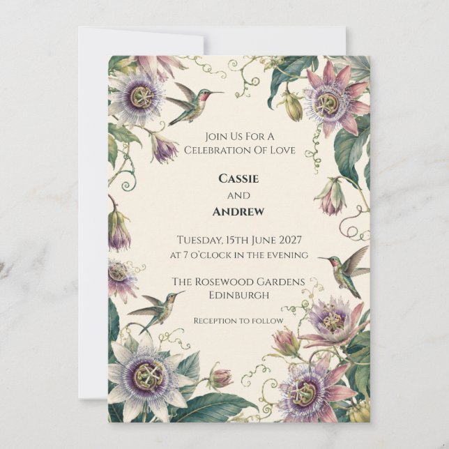 Convite de Casamento Personalizado (Frente)