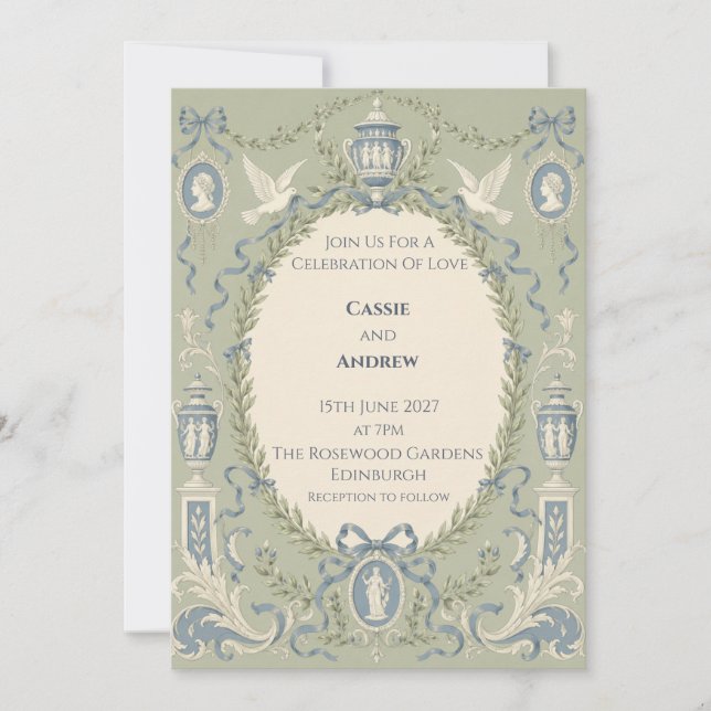 Convite de Casamento Personalizado (Frente)