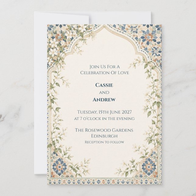 Convite de Casamento Personalizado (Frente)