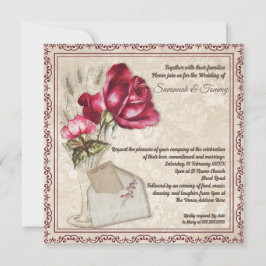 Convite de casamento personalizado