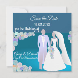 Convite de casamento personalizado