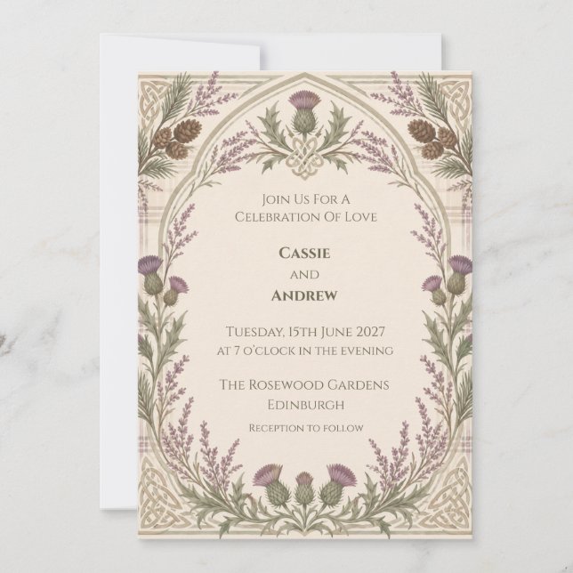 Convite de Casamento Personalizado (Frente)