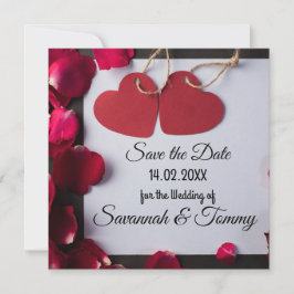 Convite de casamento personalizado