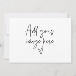 Convite de Casamento Personalizado 7 x 5 Foto de F