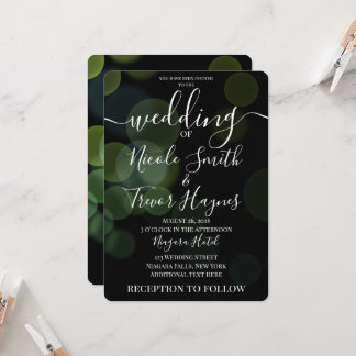 Convite de Casamento Personalizado com Bolhas Boke