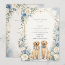 Convite de Casamento Personalizado com Retriever D
