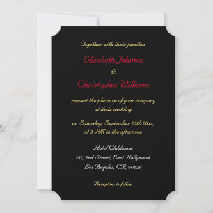 Convite de Casamento Personalizado Moderno e Elega