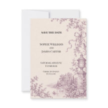 Convite de casamento personalizado para salvar a d