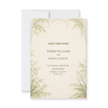 Convite de casamento personalizado para salvar a d