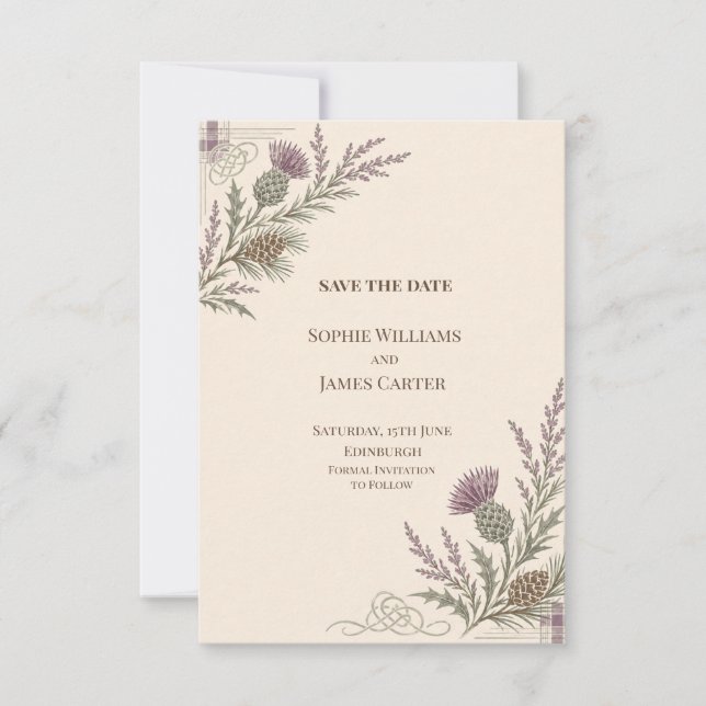 Convite de casamento personalizado para salvar a d (Frente)