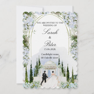 Convite de casamento personalizável