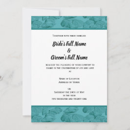 Convite de casamento personalizável
