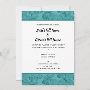 Convite de casamento personalizável