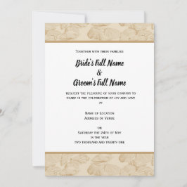 Convite de casamento personalizável
