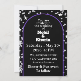 Convite de casamento personalizável | Elegante