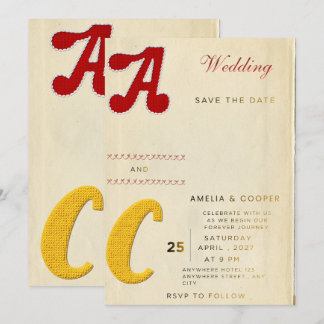 Convite de Casamento Personalizável – S Tipografia