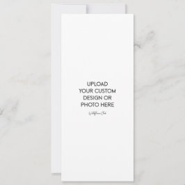 Convite de Casamento Plano 4" x 9,25"