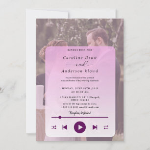 Convite de casamento Playlist