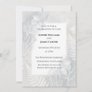 Convite de Casamento Prado de Flores Silvestres