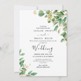 Convite de Casamento Ramo de Oliveira