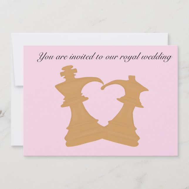 Convite de casamento real (Frente)