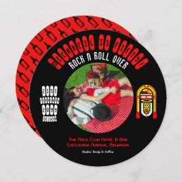 Convite de Casamento Rockabilly Vinil LP Disco