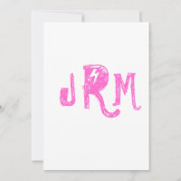 convite de casamento ROCKER