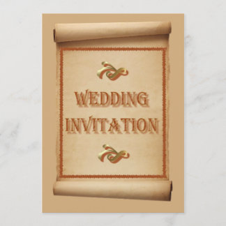 Convite de Casamento Rolo de Casamento